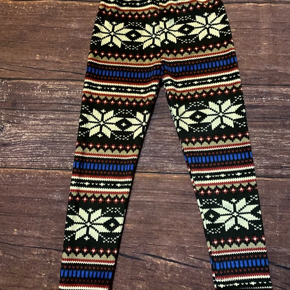 Let It Snow Flake Fleece Pants - Picture 5 of 12